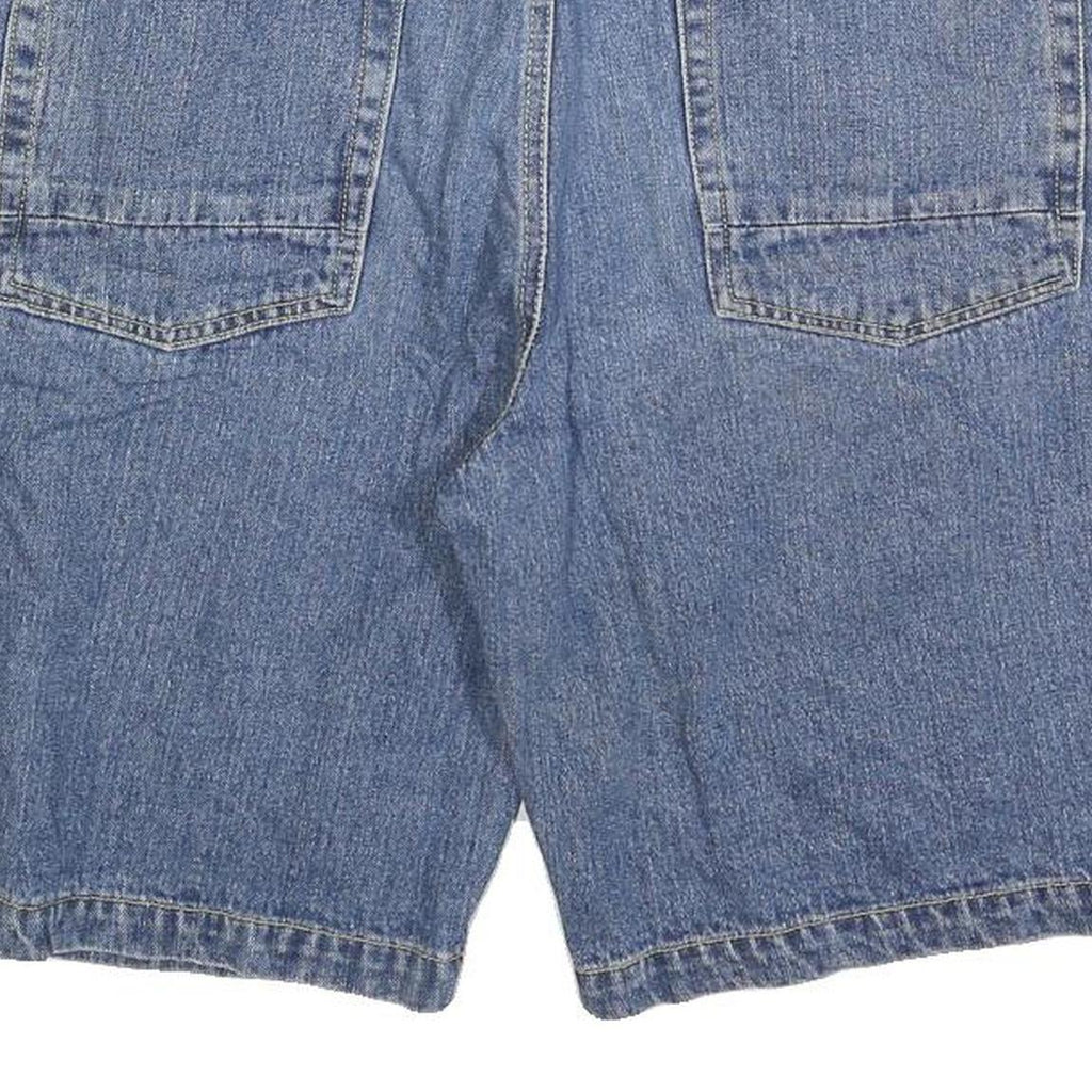 MAIN JEANS Mens Denim Blue Casual Shorts XL W38 Classic Fit Cotton Blend