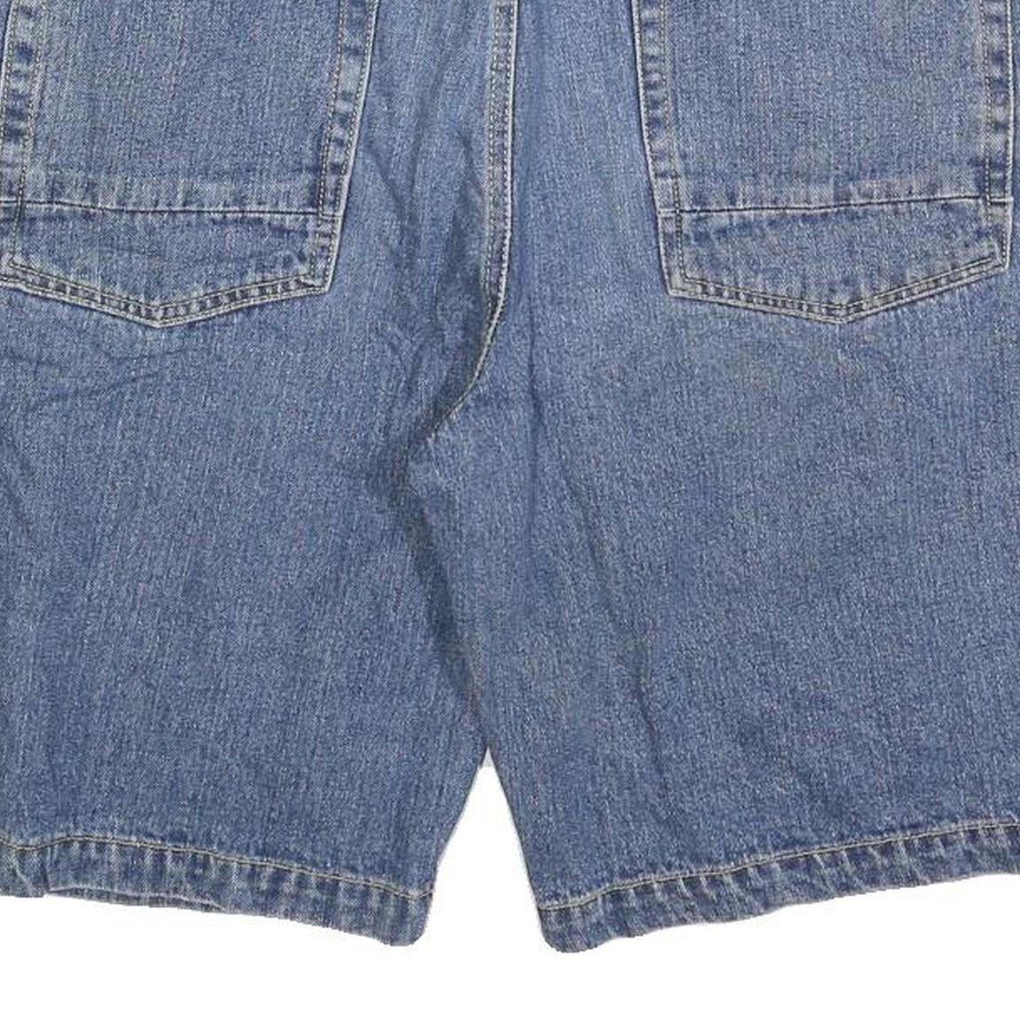 MAIN JEANS Mens Denim Blue Casual Shorts XL W38 Classic Fit Cotton Blend