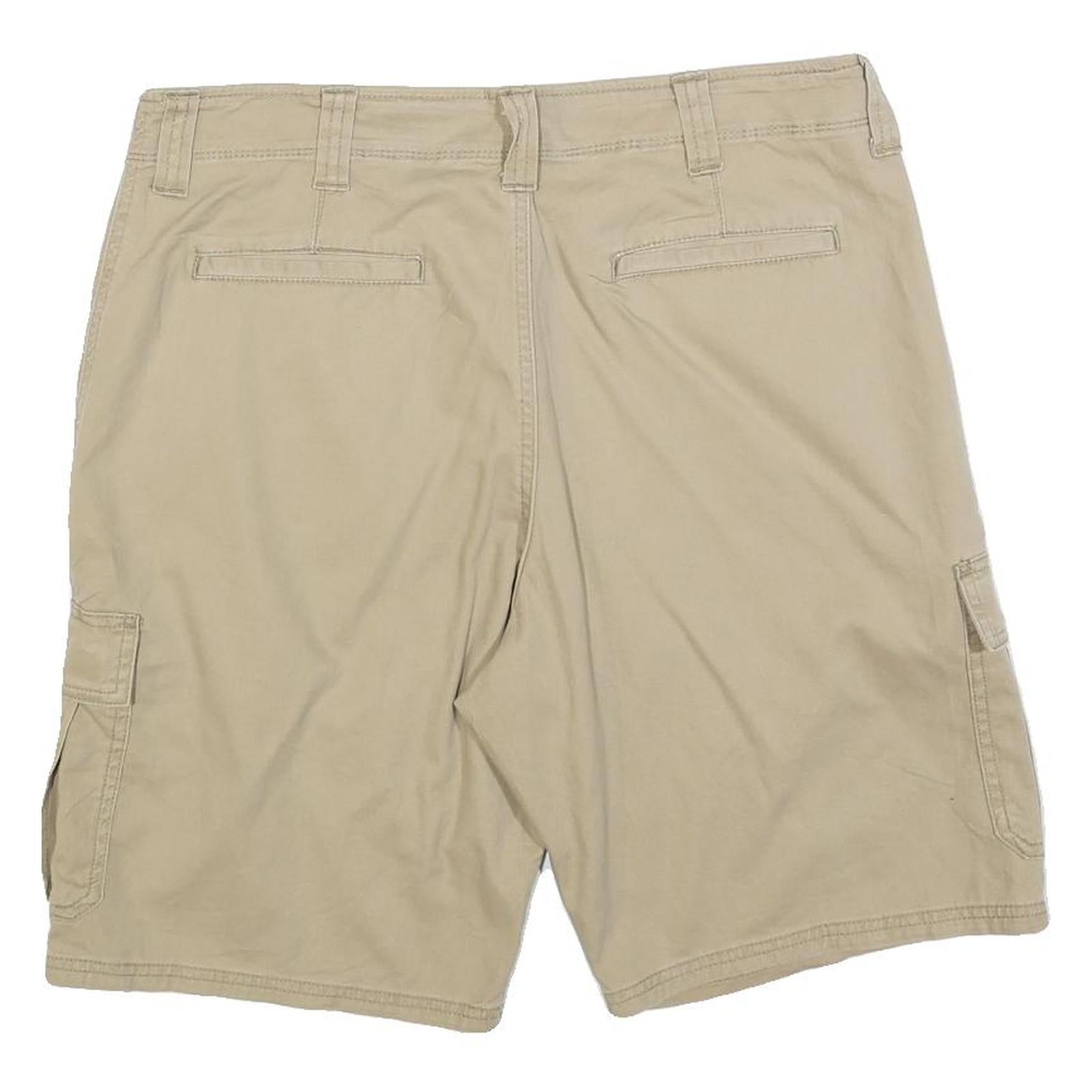 WRANGLER Mens Shorts Beige Casual Cargo Relaxed M W34 Workwear Utility