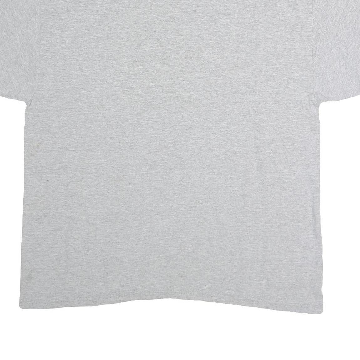 CHAMPION Mens Grey 2015 Tournament Champions Graphic T-Shirt XL Short Sleeve