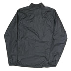 NIKE Mens Black Jacket M Polyester Zip Plain Lightweight Sportswear