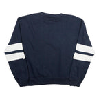 NEW YORK POPULAR Mens Navy Blue Sweatshirt California Print XL Crew Neck Long