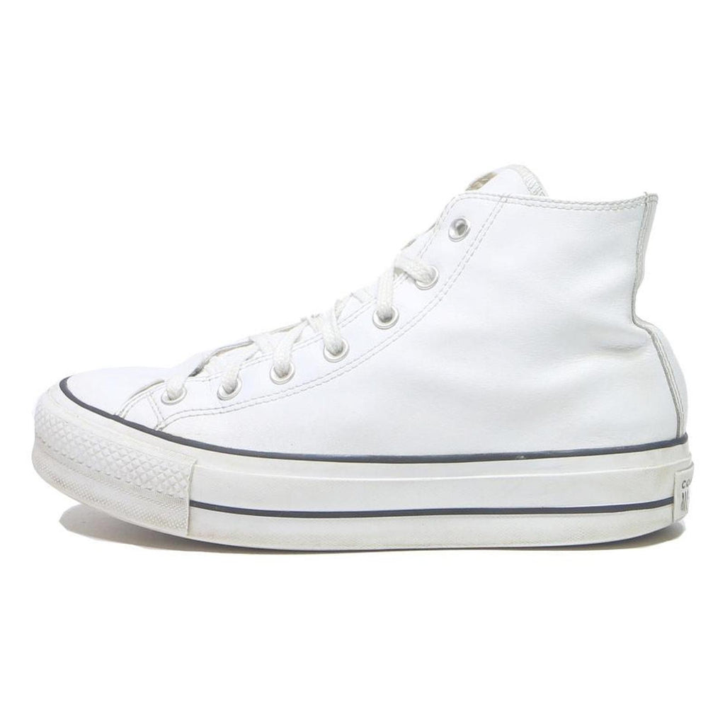 CONVERSE Chuck Taylor All Star Mens High Top Trainers White Leather UK 7.5