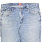 WRANGLER Mens Denim Blue Casual Shorts L W36 Slim Fit Classic Style