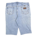 WRANGLER Mens Denim Blue Casual Shorts L W36 Slim Fit Classic Style