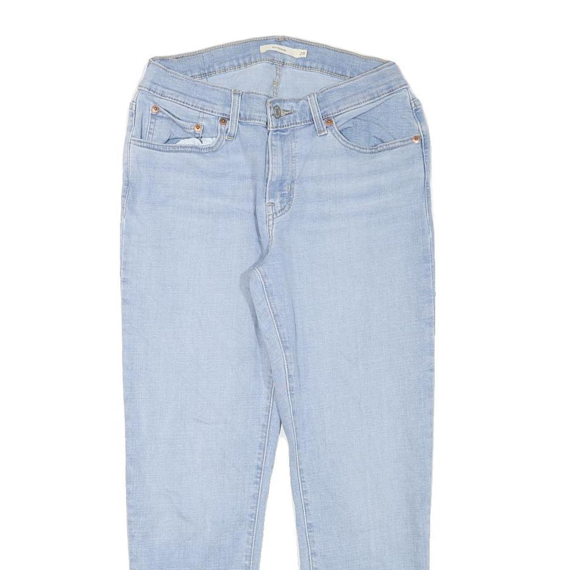 LEVI'S Womens Jeans Light Blue Slim Skinny Denim W26 L25 Classic Fashion