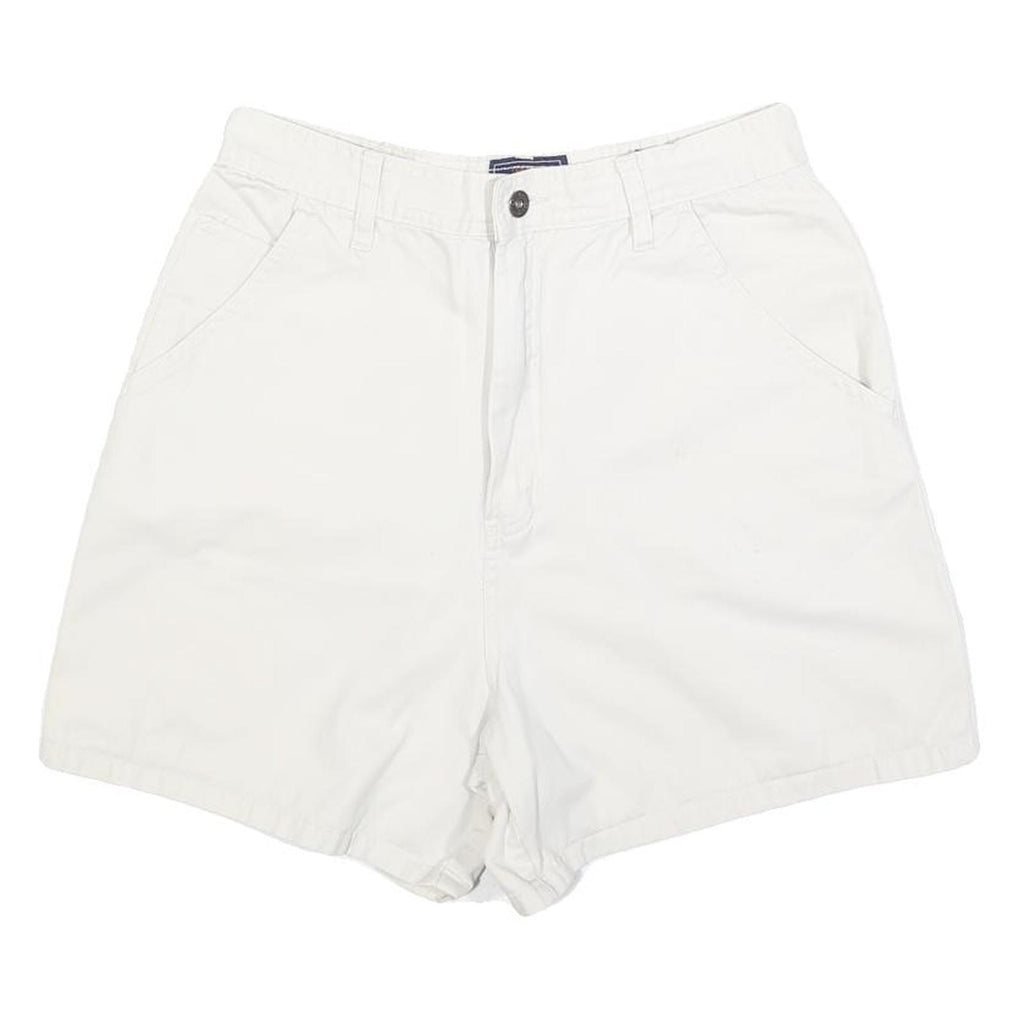 ROUTE 66 Womens Shorts White Casual S W28 Lightweight Cotton Blend Summer