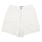 ROUTE 66 Womens Shorts White Casual S W28 Lightweight Cotton Blend Summer