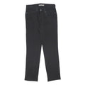 LEVI'S 712 Womens Jeans Black Slim Skinny Denim W28 L27 Stretch Zip Closure