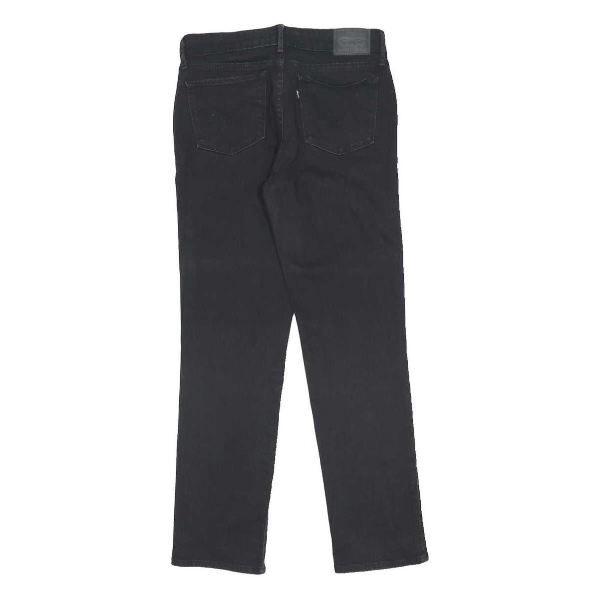 LEVI'S 712 Womens Jeans Black Slim Skinny Denim W28 L27 Stretch Zip Closure