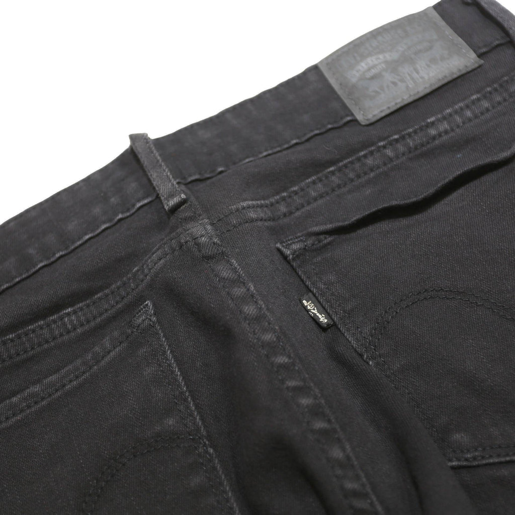 LEVI'S 712 Womens Jeans Black Slim Skinny Denim W28 L27 Stretch Zip Closure