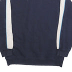 NEW BALANCE Mens Navy Blue & Cream Crew Neck XL Sweatshirt Cotton Blend Casual