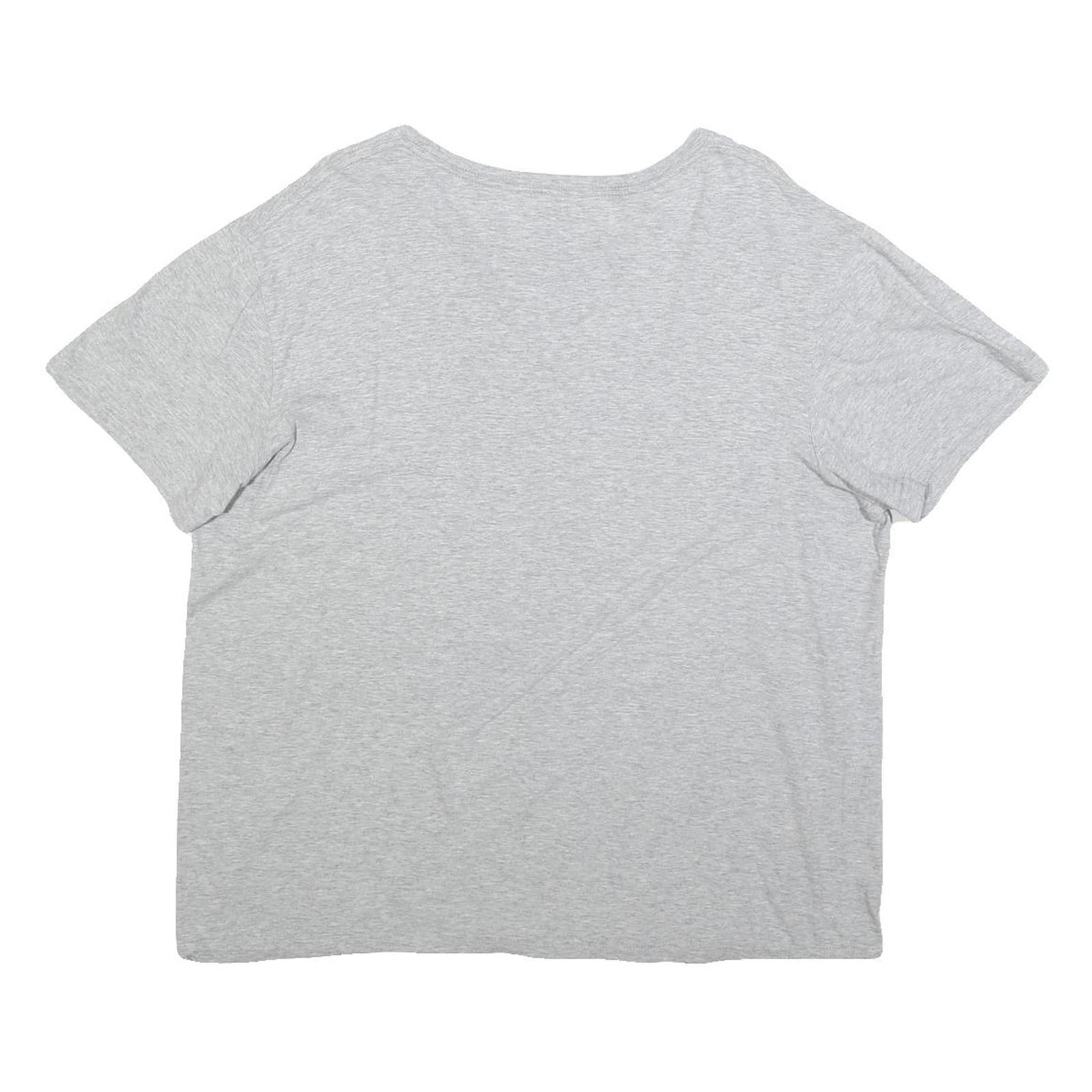 POLO RALPH LAUREN Mens Grey Cotton Blend T-Shirt L Short Sleeve Round Neck