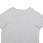 POLO RALPH LAUREN Mens Grey Cotton Blend T-Shirt L Short Sleeve Round Neck