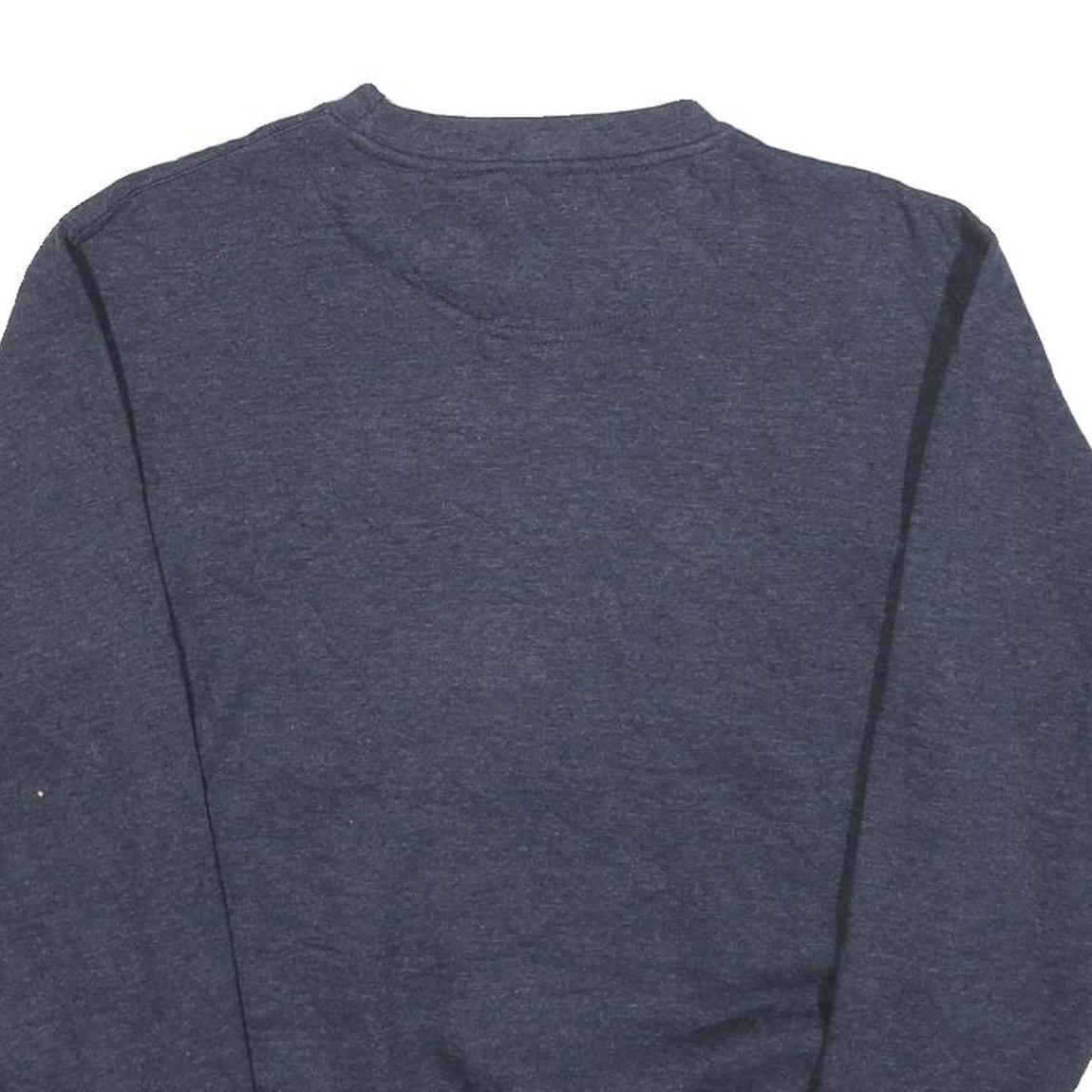 BLUE 84 Mens Blue Juniata Crew Neck XS Cotton Blend Sweatshirt Pullover