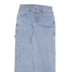 MAMA HAS GUN Mens Jeans Blue Relaxed Straight Denim Light W30 L29 Casual