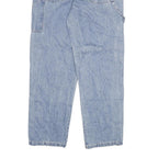 MAMA HAS GUN Mens Jeans Blue Relaxed Straight Denim Light W30 L29 Casual