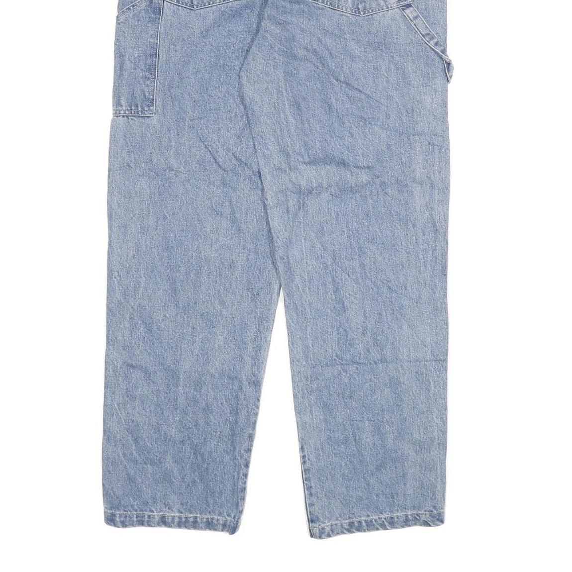 MAMA HAS GUN Mens Jeans Blue Relaxed Straight Denim Light W30 L29 Casual