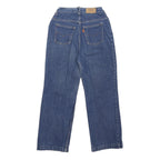 LEVI'S Womens Regular Blue Denim Straight Jeans W26 L26 Button Closure