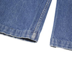 LEVI'S Womens Regular Blue Denim Straight Jeans W26 L26 Button Closure