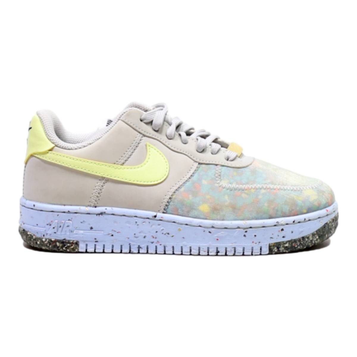 NIKE Air Force 1 2020 Platform Trainers Grey Synthetic Womens UK 3.5