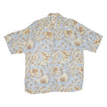 CAMPIA Mens Hawaiian Shirt Blue Floral XL