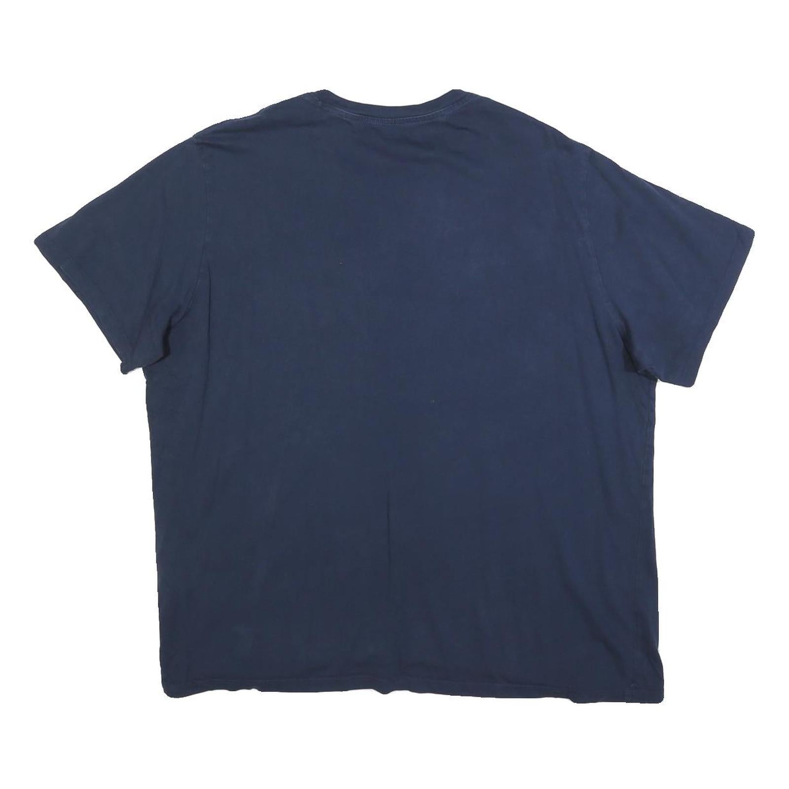 LEVI'S Mens Navy Blue Logo Graphic Regular Fit XL Short Sleeve Crew Neck T-Shirt