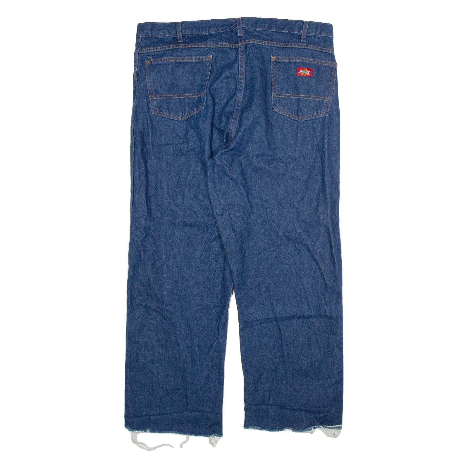 DICKIES Mens Jeans Blue Regular Straight W40 L29