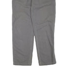 CARHARTT Mens Regular Fit Grey Trousers W40 L34 Cotton Blend Zip Closure