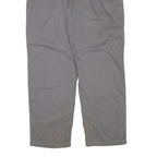 CARHARTT Mens Regular Fit Grey Trousers W40 L34 Cotton Blend Zip Closure