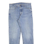LEVI'S 505 Mens Jeans Blue Regular Straight Denim Light W34 L32 Classic Fit Zip