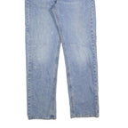 LEVI'S 505 Mens Jeans Blue Regular Straight Denim Light W34 L32 Classic Fit Zip