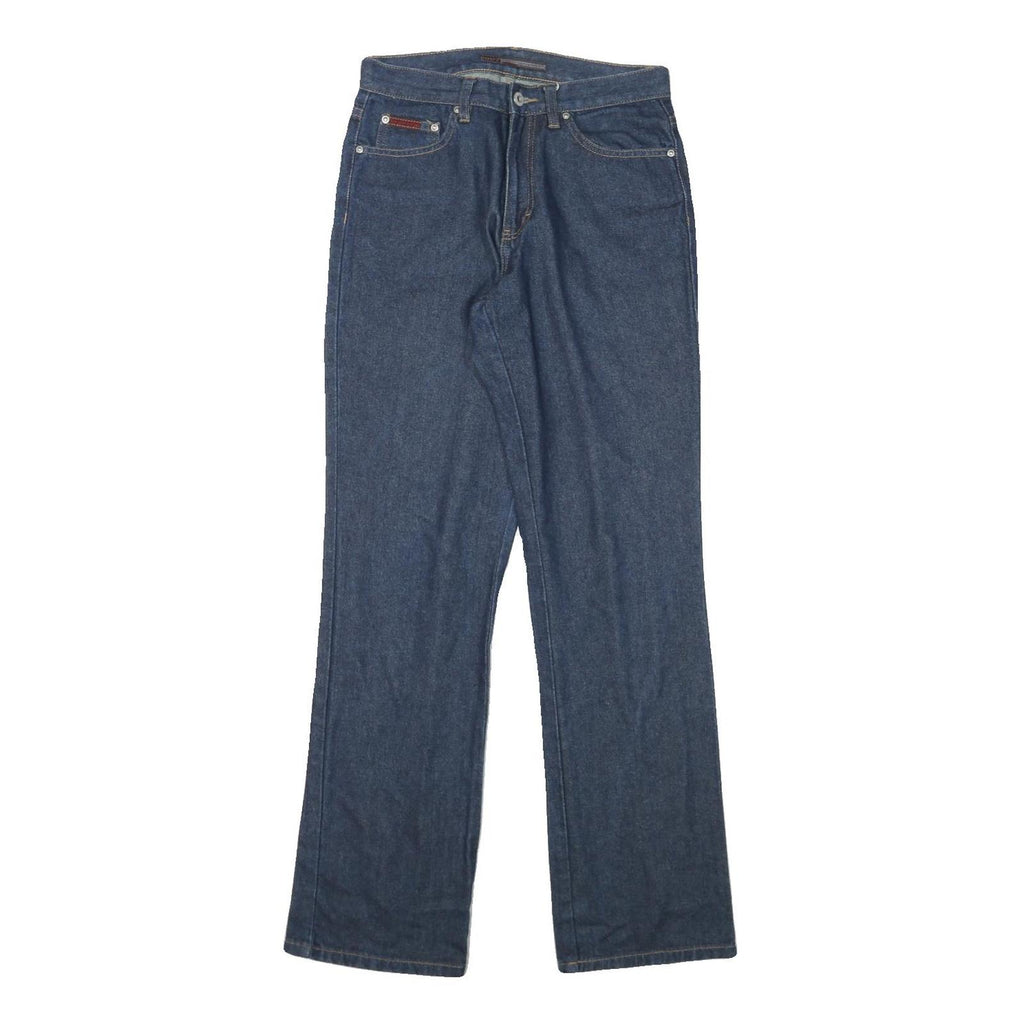 TEDDY'S Womens Regular Fit Blue Denim Straight Jeans W27 L31 Classic Cotton