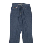 TEDDY'S Womens Regular Fit Blue Denim Straight Jeans W27 L31 Classic Cotton