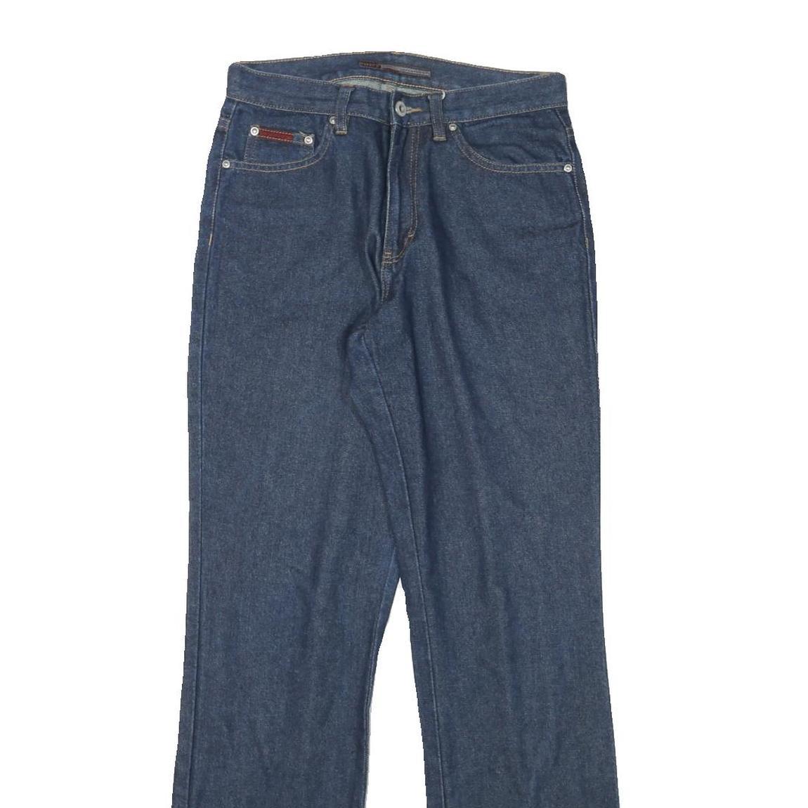 TEDDY'S Womens Regular Fit Blue Denim Straight Jeans W27 L31 Classic Cotton