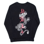 BRAVE SOUL Mens Sweatshirt Black XS