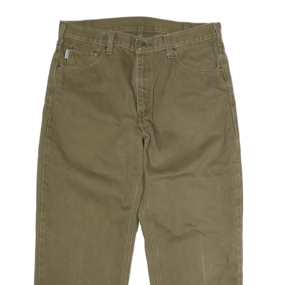 CARHARTT Mens Jeans Regular Straight Denim Raw W36 L26 Workwear Durable