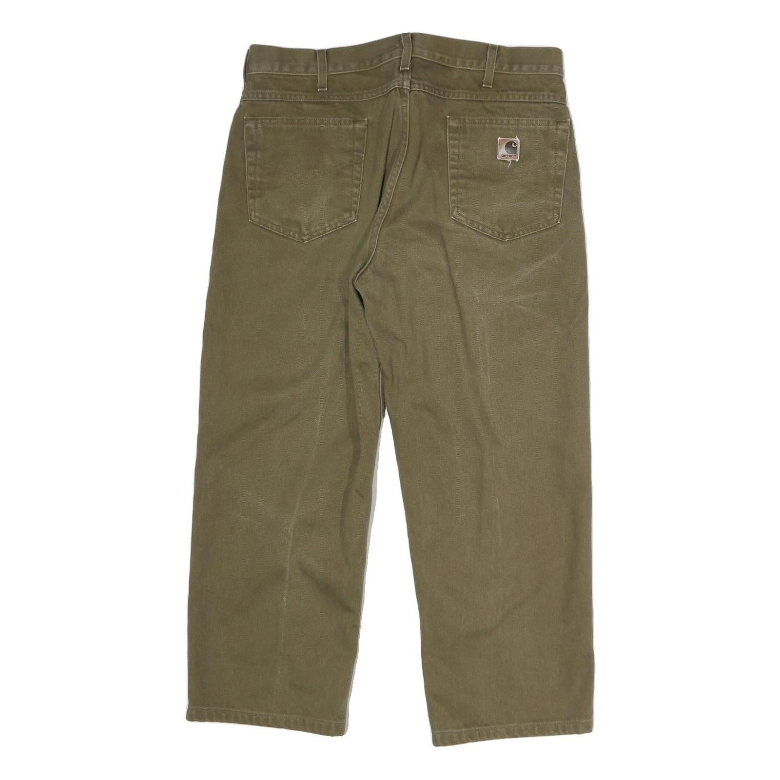 CARHARTT Mens Jeans Regular Straight Denim Raw W36 L26 Workwear Durable