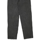 Womens Black Regular Fit Straight Jeans Cotton Blend Zip Closure W28 L32 Classic