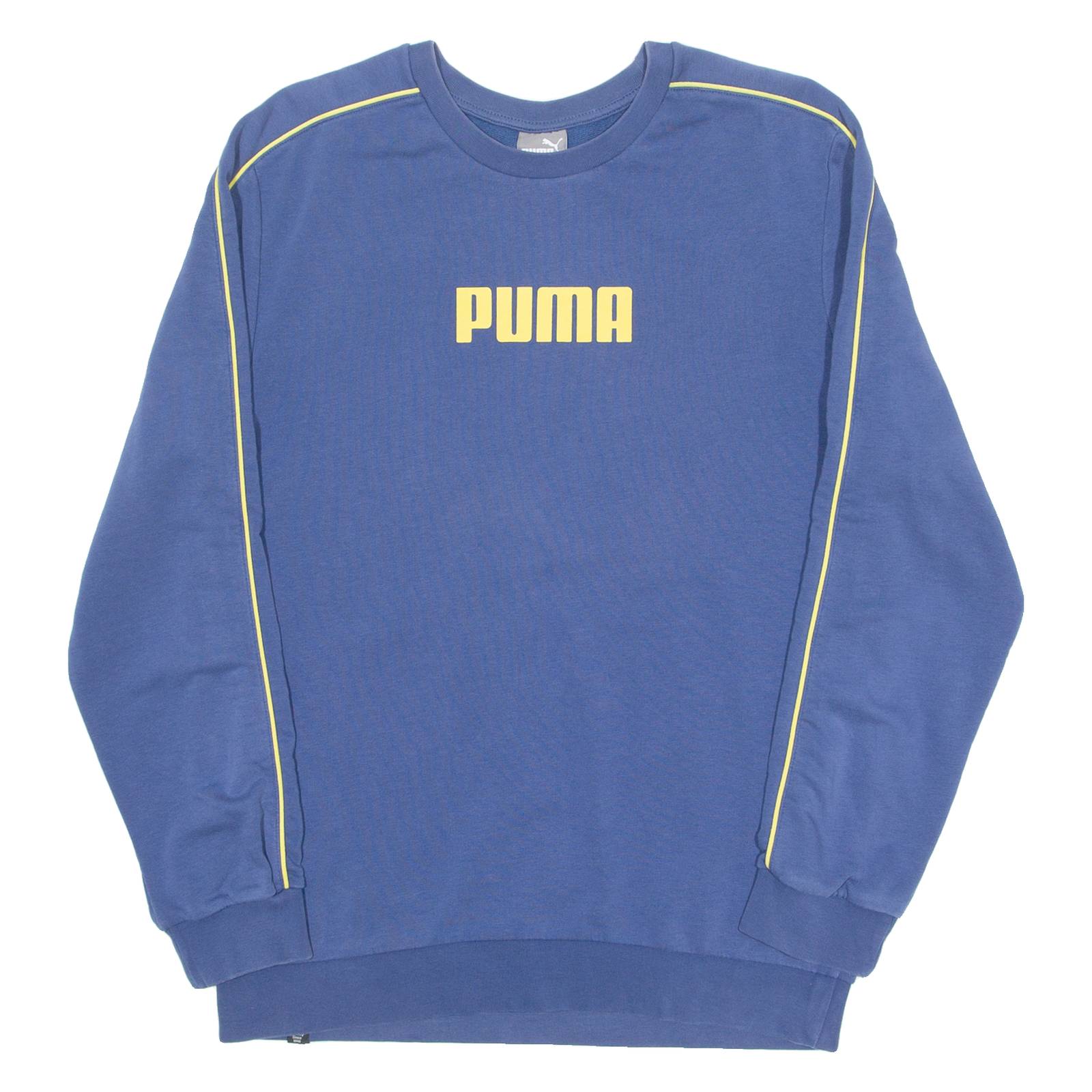 PUMA Mens Sweatshirt Blue Crew Neck S
