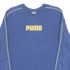 PUMA Mens Sweatshirt Blue Crew Neck S