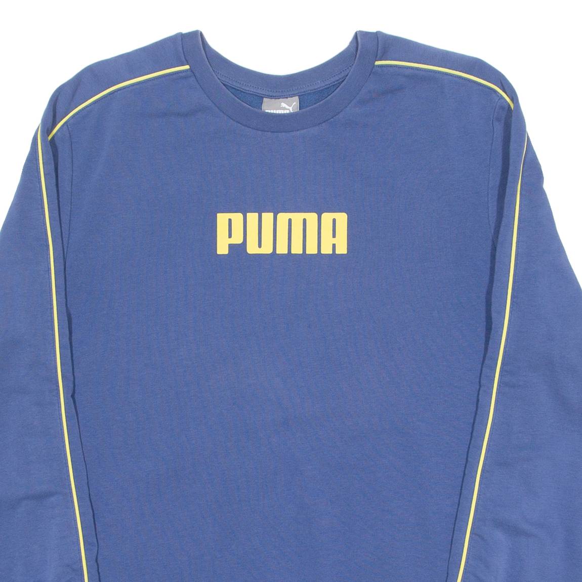 PUMA Mens Sweatshirt Blue Crew Neck S