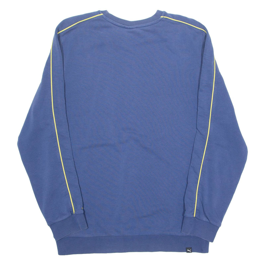 PUMA Mens Sweatshirt Blue Crew Neck S