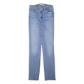 LEVI'S Womens Slim Blue Denim Jeans Cotton Blend Zip W25 L30 Classic Fit