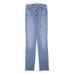 LEVI'S Womens Slim Blue Denim Jeans Cotton Blend Zip W25 L30 Classic Fit