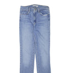 LEVI'S Womens Slim Blue Denim Jeans Cotton Blend Zip W25 L30 Classic Fit