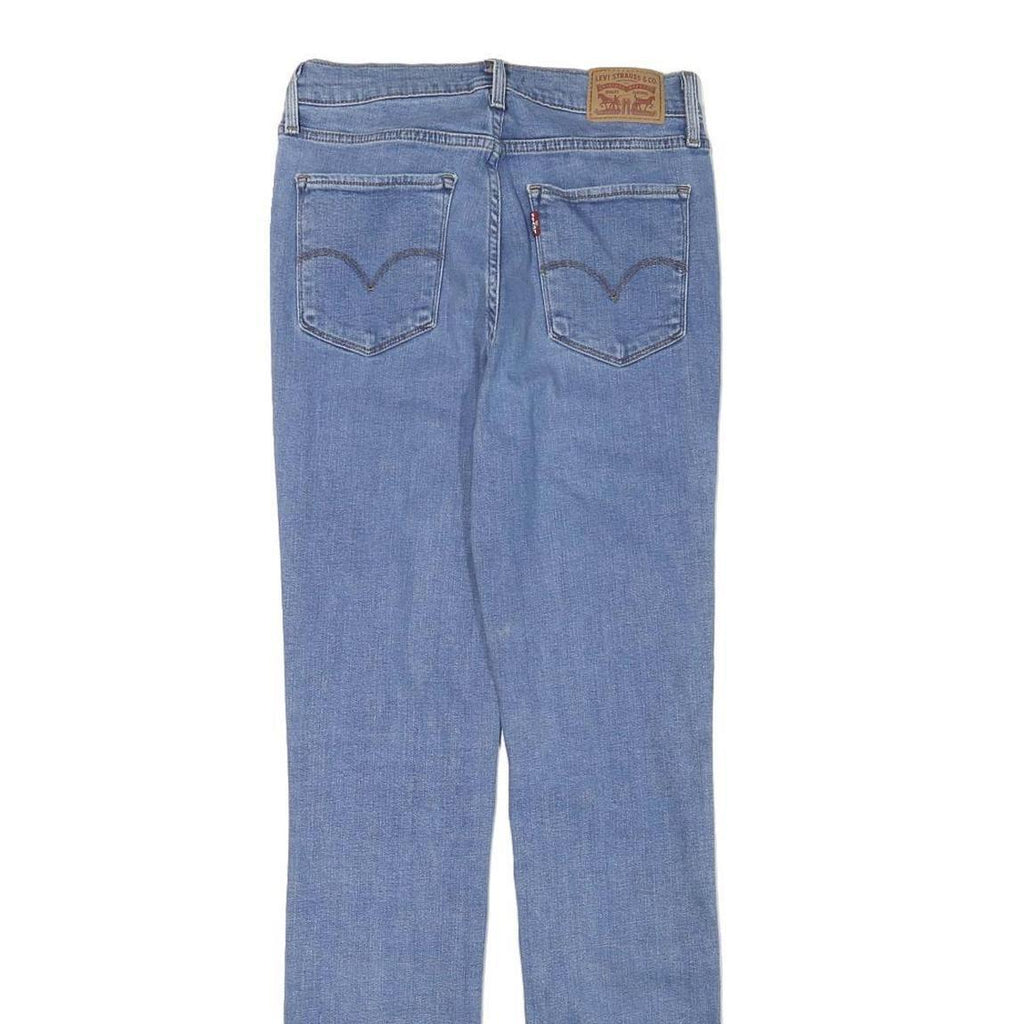 LEVI'S Womens Slim Blue Denim Jeans Cotton Blend Zip W25 L30 Classic Fit