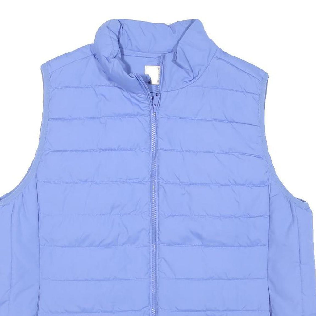 J.CREW Womens Blue XL Jacket Polyester Blend Plain Zip Up Lightweight Outerwear