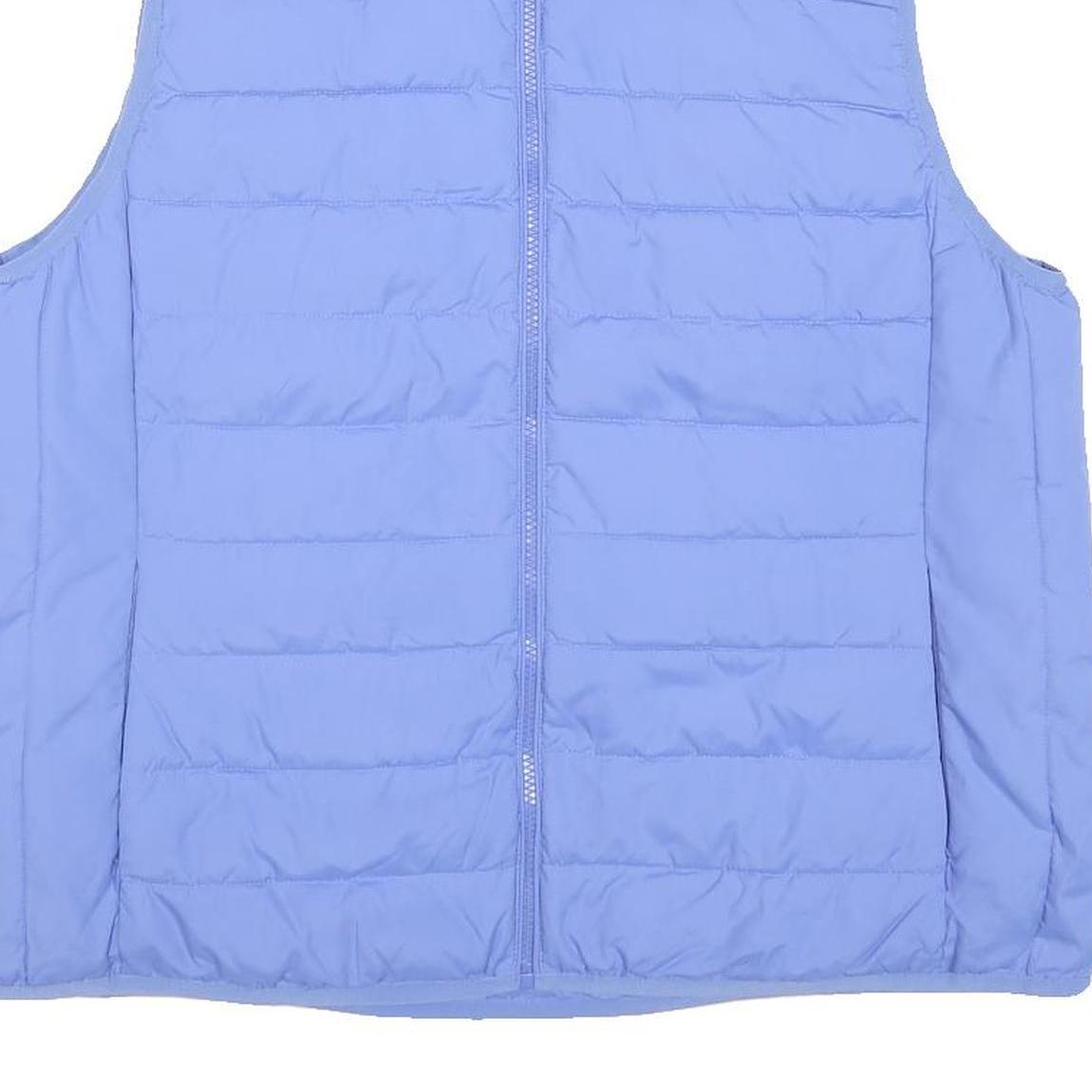 J.CREW Womens Blue XL Jacket Polyester Blend Plain Zip Up Lightweight Outerwear