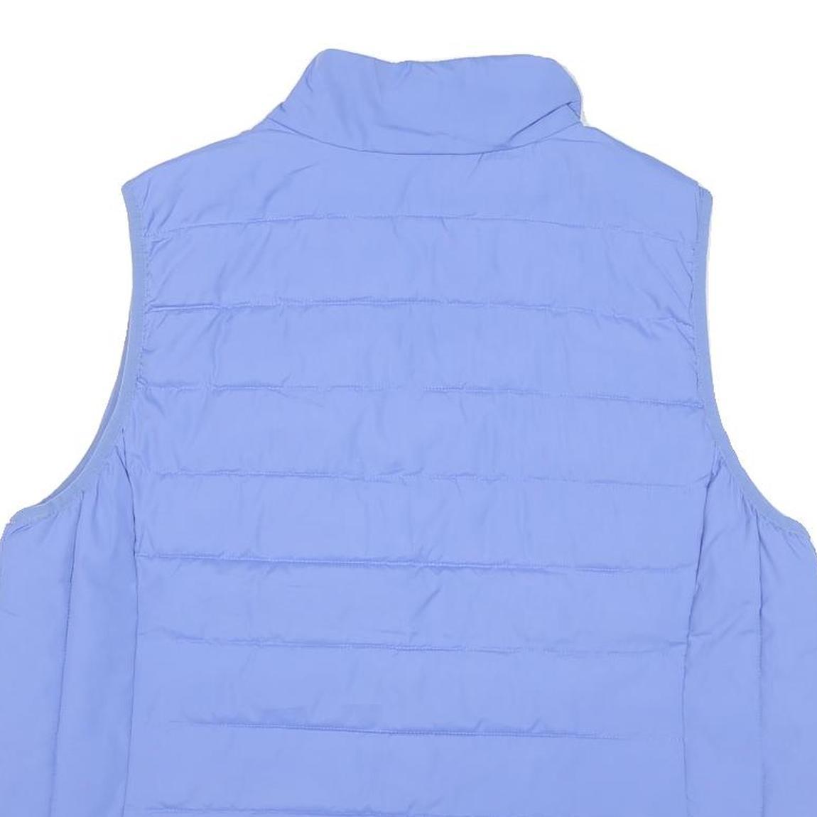 J.CREW Womens Blue XL Jacket Polyester Blend Plain Zip Up Lightweight Outerwear